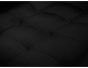 Диван от черно кадифе , 219 см Santo - Milo Casa