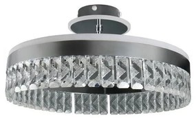 LED Димируем полилей за повърхностен монтаж LED/75W/230V 3000-6500K хром + дистанционно управление