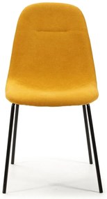 Жълти трапезни столове в комплект от 4 бр. Renne – Marckeric