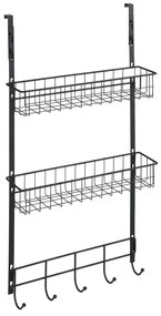 Висящ рафт за врата Rack Black - Wenko