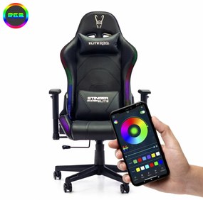 Стол за игри Woxter STINGER ELITE Черен RGB