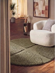 Ръчно изработен кръгъл килим в цвят каки ø 160 cm Lambeth Jasper – Ted Baker