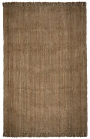 Кафяв килим от юта Юта, 200 x 290 cm - Flair Rugs
