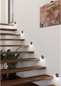 Черна LED стенна лампа MECINOS – EGLO