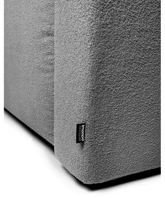 Сив разтегателен ъглов диван от букле (ляв ъгъл) Quinoa – Bonami Selection