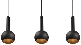 Черно висящо осветително тяло Ciliana – CINQUE