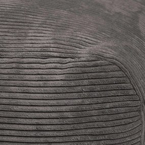 Тъмносив пуф от рипсено кадифе Tube – SLOWDOWN