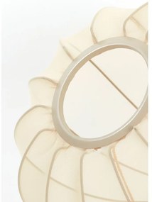 Бежово висящо осветително тяло с текстилен абажур ø 39 cm Elati – Light &amp; Living