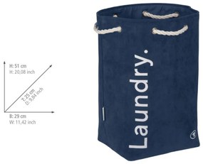 Тъмносин текстилен кош за пране 35,5 l Tom Tailor – Wenko