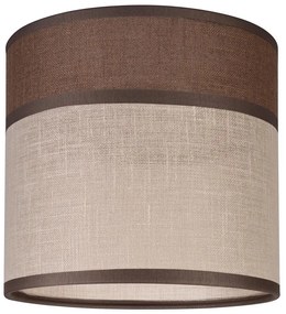 Резервно абажур ANDREA E27 пр. 16 см кафяво/бежово