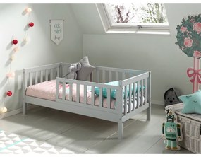 Сиво детско легло Junior, 70 x 140 cm Peuter - Vipack