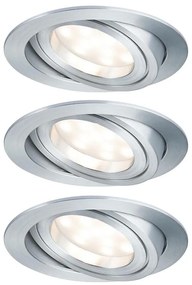 Paulmann 93970 - К-кт 3x LED/7W IP23 Лампа за вграждане в баня COIN 230V