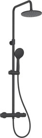Душ комплект със смесител HOUSTON в матово черно