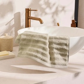 Бежова памучна кърпа от тери 30x50 cm Maya – douceur d'intérieur