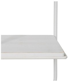 Бял на няколко нива метален стенен рафт 51 cm – Ixia