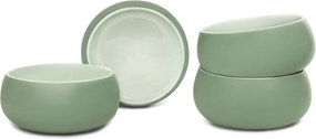 Зелени глинени купички в комплект 4 бр. 600 ml Aura Luma – Bonami Selection