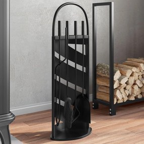 Sonata H Комплект инструменти за камина от 5 части 23x15x66 см стомана
