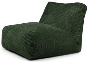 Зелен пуф от рипсено кадифе Tube 100 – SLOWDOWN