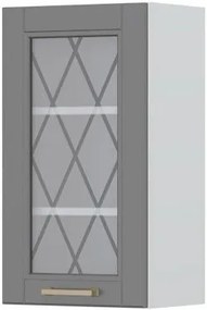 Висящ шкаф Tahoma V7-40-1KS with Витрина-Graphite