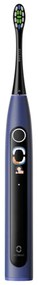 Електрическа четка за зъби Oclean X Lite Set, 72000 об/мин, 5 режима, Smart, Тъчскрийн, До 40 дни автономия, Отчитане на почистените зони, +Калъф, Тъмносин
