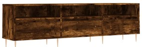 831273 vidaXL ТB шкаф, опушен дъб, 150x30x44,5 см, инженерно дърво