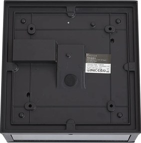 Индустриален външен плафон черен със сензор за движение IP44 - Charlois