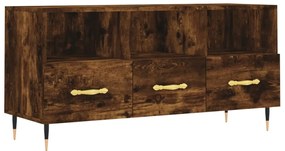 829017 vidaXL ТB шкаф, опушен дъб, 102x36x50 см, инженерно дърво