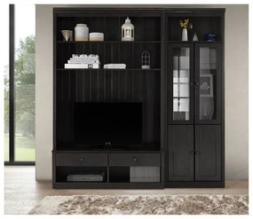 Кафяв TV комплект от от масивен бор 214x223 cm Anita – Støraa