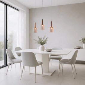 Плафон APP1699-1CP AMBER B