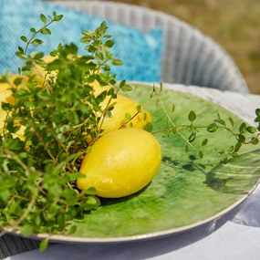 Зелена керамична чиния за сервиране , ⌀ 31 cm Riviera - Costa Nova