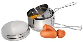 Комплект от 2 части къмпинг съдове от неръждаема стомана