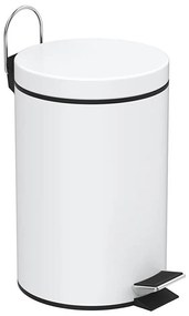 Aqualine - Кошче за отпадъци SIMPLE LINE 3 л мат бяло