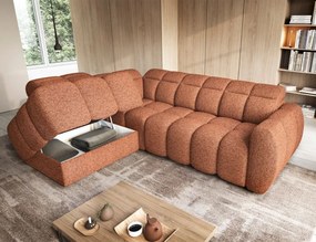 Ъглов диван Chicago-Оранжев-Ляв