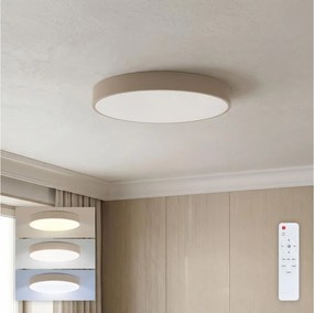 Brilagi - Димируемо LED таванно осветително тяло POOL LED/36W/230V, диаметър 30 см, бежово + дистанционно управление