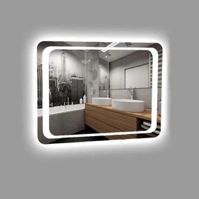 Огледало за баня LED осветление LM Nebula Shard 600×800мм