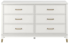 Бял скрин , 144 x 85 cm Westerleigh - CosmoLiving by Cosmopolitan