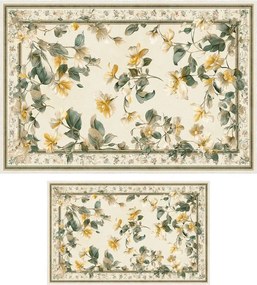 Бежови килими за баня в комплект 2 бр. 60x100 cm – Foutastic