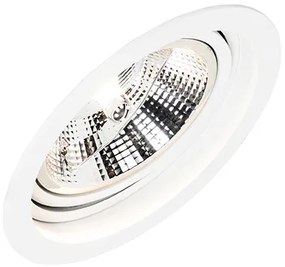 Интелигентен кръгъл вграден прожектор бял регулируем с Wifi GU10 111m - Chuck 111