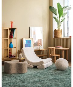 Светлокафяв детски пуф от букле Cloud – Wigiwama