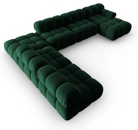 Зелен кадифен диван 379 cm Bellis - Micadoni Home