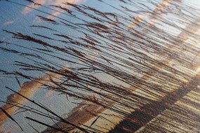 Картина на платно – Спокойна река до село