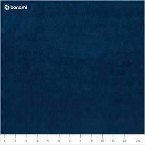 Тъмносиньо боксспринг легло 140x200 cm с място за съхранение Flip – Ropez