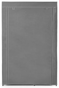 Сив текстилен гардероб 105x161 cm - Rayen