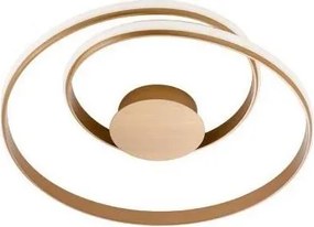 Redo 01-1887-LED Димируемо таванно осветително тяло TORSION LED/29W/230V Ø 55 см бронзово