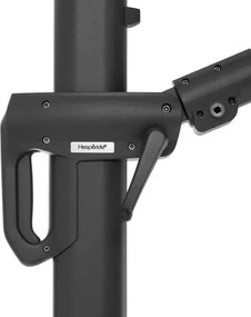 Градински чадър със странична стойка Hesperide Suenyo Sunbrella, Антрацит, 4x3 m