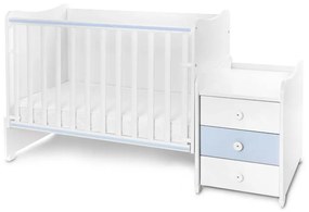 MAXI PLUS NEW БЕБЕШКО ТРАНСФОРМИРАЩО СЕ ЛЕГЛО БЯЛО/BABY BLUE 70/160 СМ