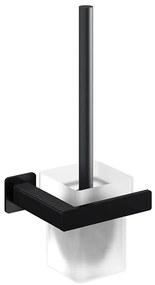 OMNIRES NL80620BL - Стенна четка за WC NELSON мат черна
