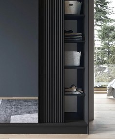 Плъзгащ се гардероб Proco III с Огледало