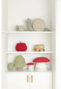 Зелена текстилна детска кошница за играчки ø 25x36 cm Big Tree – Lorena Canals