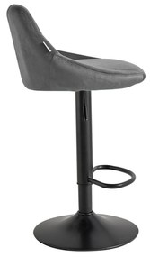 Бар стол Velluto-сиво (2) парчета